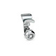 Ganter Hook-Type Latches, Operation with Key 115.8-VK8-18-H1-CR-2