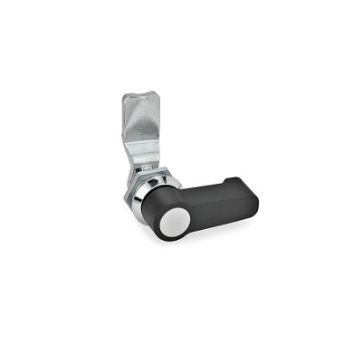 Ganter Latches, with Operating Elements, Housing Collar Chrome Plated 115-HG-18