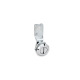 Ganter Latches, Operation with Socket Keys, Housing Collar Chrome Plated 115-SCH-18