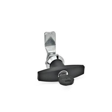 Ganter Latches, with Operating Elements, Lockable, Housing Collar Chrome Plated 115-SUT-20