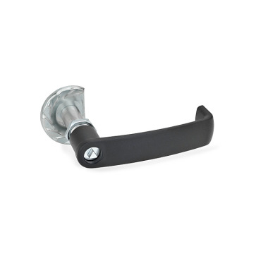 Ganter Latches with Cabinet U-Handle 119.3-DK-A4-SW