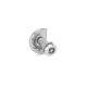 Ganter Latches, Stainless Steel, with Operating Element or Operation with Socket Key 119-DK-A1-NI