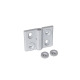 Ganter Hinges, Zinc Die Casting, Adjustable 127-ZD-64-50-H-SR