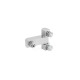 Ganter Stainless Steel Hinges, Stainless Steel , Consisting of Three Parts 129.2-50-51-C-NI