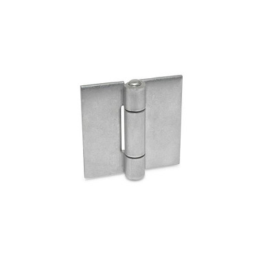 Ganter Stainless Steel Sheet Metal Hinges, for Welding 1362-NI-60-40-A-BL