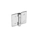 Ganter Stainless Steel Sheet Metal Hinges, Square or Vertically Elongated 136-NI-30-30-B