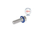 Ganter Screws, Stainless Steel, Hygienic Design 1581-M10-30-PL-H