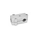 Ganter T-Angle Connector Clamps, Aluminum 193-B20-B20-50-2-BL