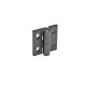 Ganter Hinges, Zinc Die Casting, Adjustable 235-ZD-40-45-DH-SW