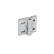 Ganter Hinges, Zinc Die Casting, Adjustable 235-ZD-68-65-DB-SR