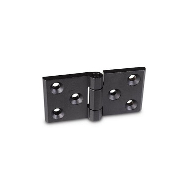 Ganter Heavy Duty Hinges, Stainless Steel, Horizontally Elongated 237.3-NI-120-60-A-SW