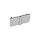 Ganter Hinges, Zinc Die Casting, Horizontally Elongated 237-ZD-76-50-C-SR