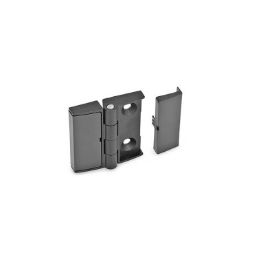 Ganter Hinges, Zinc Die Casting , Adjustable, with Cover 238-42-42-NJ-SW