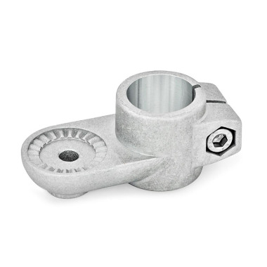 Ganter Swivel Clamp Connectors, Aluminum 274-B40-IV-2-BL