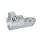 Ganter Swivel Clamp Connectors, Aluminum 276-B20-IV-2-BL