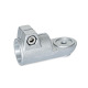 Ganter Swivel Clamp Connectors, Aluminum 276-B30-MZ-2-BL