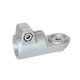 Ganter Swivel Clamp Connectors, Aluminum 276-B42-AV-2-BL