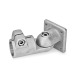 Ganter Swivel Clamp Connector Joints, Aluminum 282-B20-T-2-BL