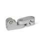 Ganter Swivel Clamp Connector Joints, Aluminum 287-B12-B16-2-BL