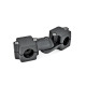 Ganter Swivel Clamp Connector Joints, with Two-Part Clamp Pieces 289-B40-B45-S-2-SW