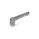 Ganter Adjustable Hand Levers, Zinc Die Casting, Bushing Steel, Zinc Plated 300.2-22-M5-RH