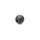 Ganter Ball Knobs, Press-On Type, Plastic 319-KT-20-B6-M