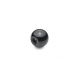 Ganter Ball Knobs, Press-On Type, Plastic 319-KU-25-B6-L