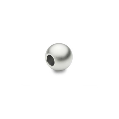 Ganter Ball Knobs, Stainless Steel 319-NI-32-B12-K