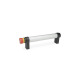 Ganter Tubular Handles, Aluminum, with Electrical Switching Function 331-300-EL-T0-2