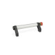 Ganter Tubular Handles, Aluminum, with Electrical Switching Function 332-300-EL-T0-2-R