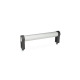 Ganter Tubular Handles, Aluminum / Zinc Die Casting 333.1-28-250-B-EL