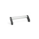 Ganter Tubular Handles, Aluminum / Zinc Die Casting 333-28-350-A-EL