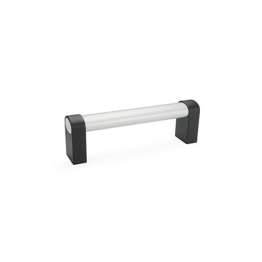 Ganter Oval Tubular Handles, Aluminum / Zinc Die Casting 334-36-400-EL