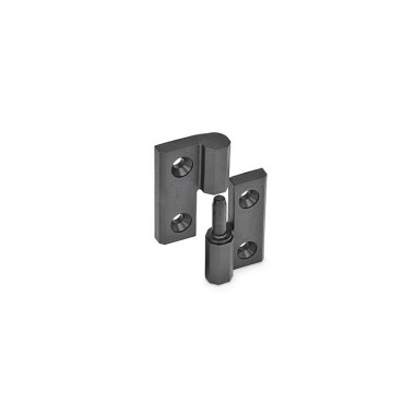 Ganter Hinges, Plastic, Detachable 337.1-50-50-6-A-1-SW