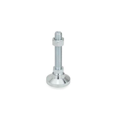 Ganter Leveling Feet, Steel, with Threaded Stud 343.2-25-M6-63-OS