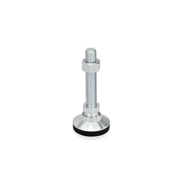 Ganter Leveling Feet, Steel, with Threaded Stud 343.2-32-M10-63-KSE