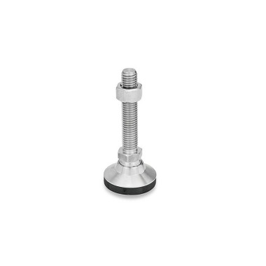 Ganter Leveling Feet, Stainless Steel, with Threaded Stud 343.6-50-M8-50-KR