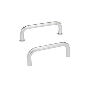 Ganter Cabinet U-Handles, Stainless Steel 425-NI-12-125-EP