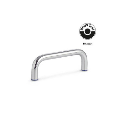 Ganter Cabinet U-Handles, Stainless Steel, Hygienic Design 429-A4-20-200-PL-H