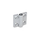 Ganter Hinges, with Adjustable Friction, Zinc Die Casting 437-ZD-40-40-A-SR