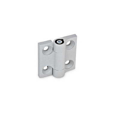 Ganter Hinges, with Adjustable Friction, Zinc Die Casting 437-ZD-50-50-A-SR