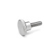 Ganter Knurled Screws, Stainless Steel, High Type 464-M10-15-NI