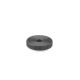 Ganter Knurled Nuts, Steel, Blackened, Flat Type 467-M10