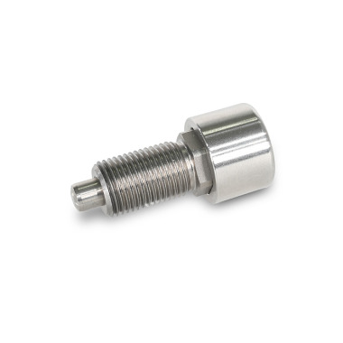 Ganter Stainless Steel Locking Plungers, with Cardioid Curve Mechanism (Retractable Pen Principle) 514-8-AN-A4