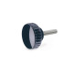 Ganter Knurled Screws, Plastic, Threaded Stud Stainless Steel 529.5-22-M6-20