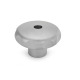 Ganter Stainless Steel Star Knobs, AISI 303, Matte Shot-Blasted 5335-40-M6-D