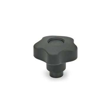 Ganter Safety Star Knobs, Plastic 5337.3-50-M8-ST