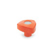 Ganter Triangular Knobs, Plastic 5339-32-M5-OR