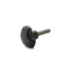 Ganter Three-Lobed Knob Screws, Plastic, Threaded Stud Stainless Steel 5342-60-M12-40