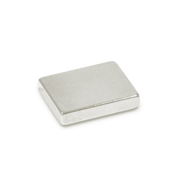 Ganter Raw Magnets, Neodymium, Iron, Boron, Block-Shaped 55.4-ND-25-10-2